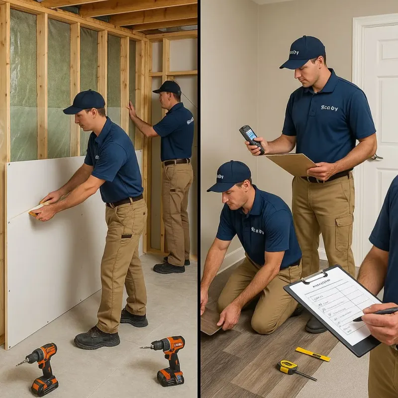 Repairs and Reconstruction process in Oran, MO